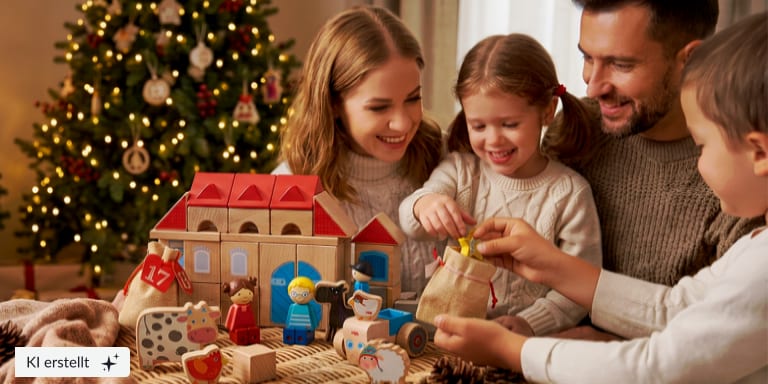 DIY-Adventskalender: Du füllst, HABA inspiriert., KI-generiertes Bild