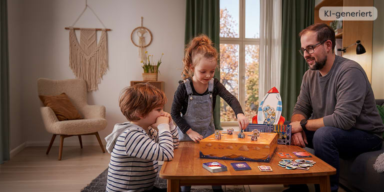 Spielspaß für gemeinsame Abende, KI-generiertes Bild