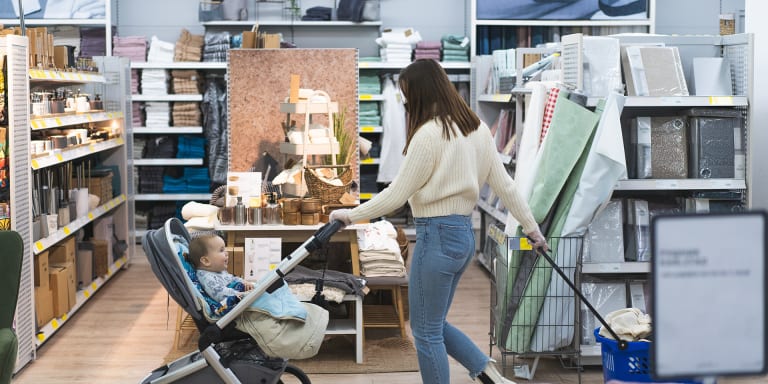 Einkaufen mit Baby - wie klappt das?  HABA