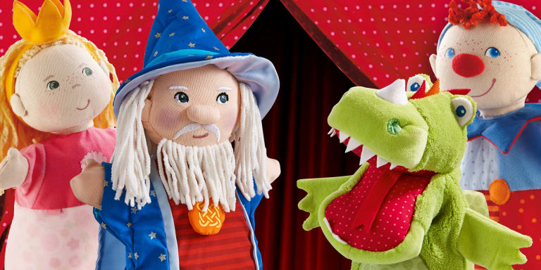 Theaterstück für Handpuppen: „Die verzauberte Prinzessin“