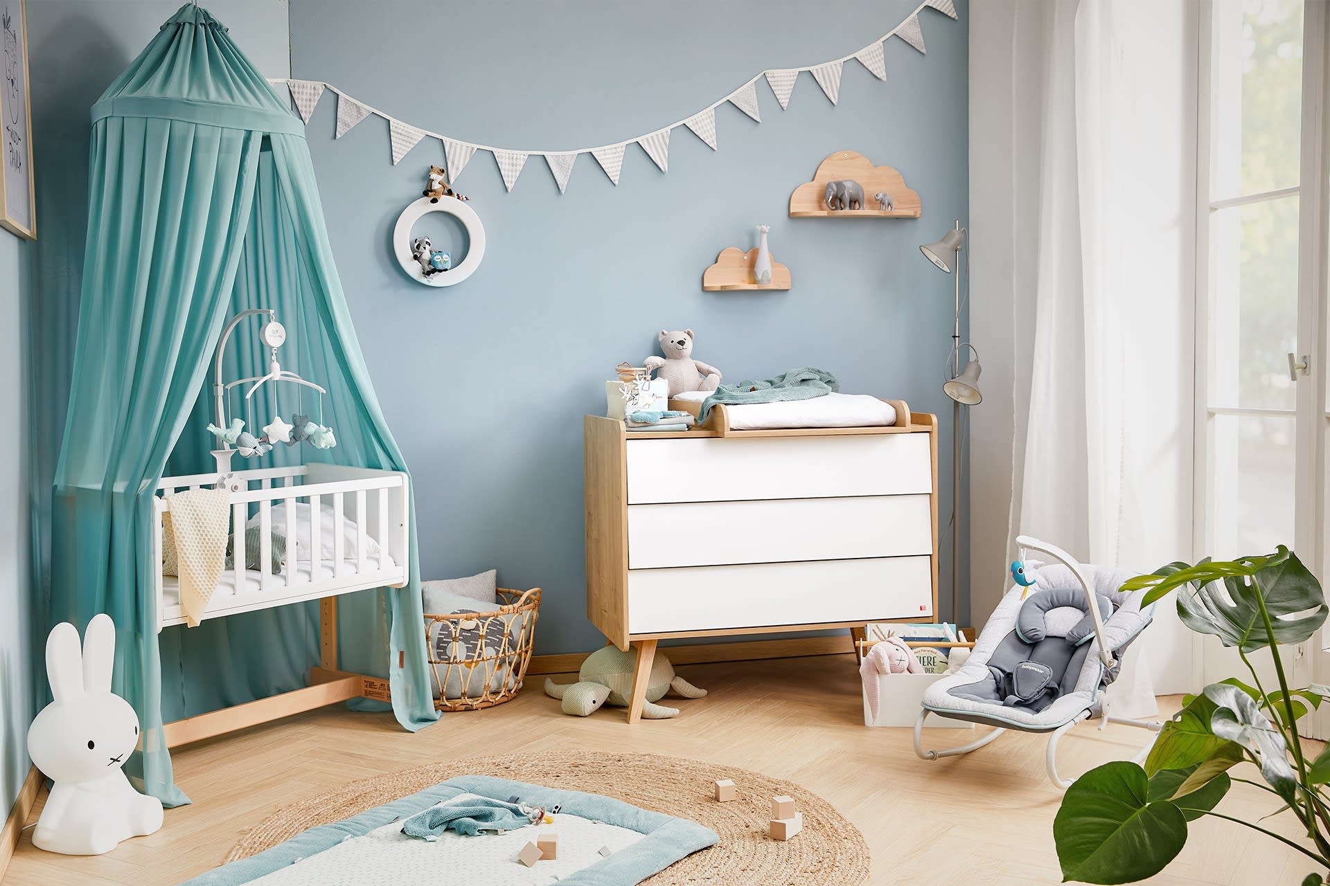  Babyzimmer gestalten | Header Image