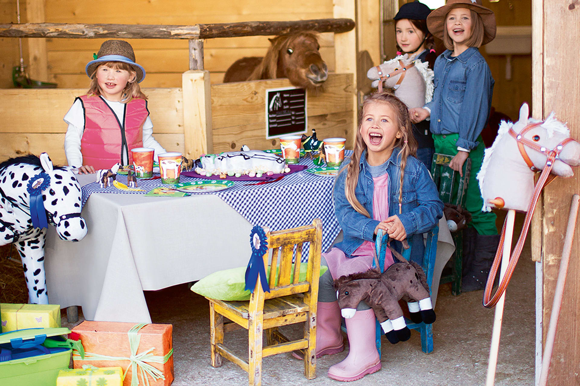 Décoration personnalisée pour anniversaire thème animaux de la ferme