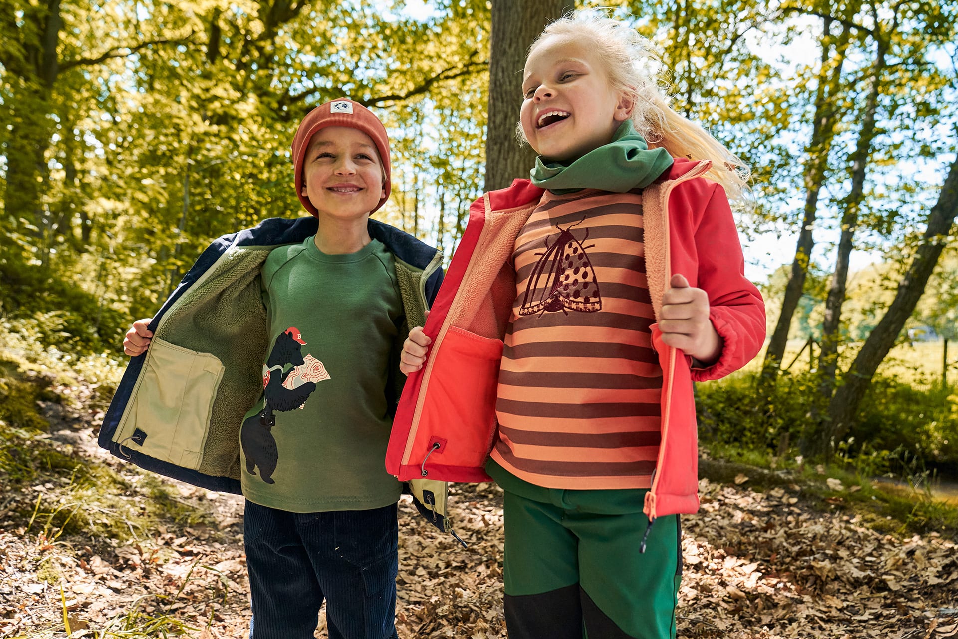 Kinder im Herbst richtig anziehen | Header Image