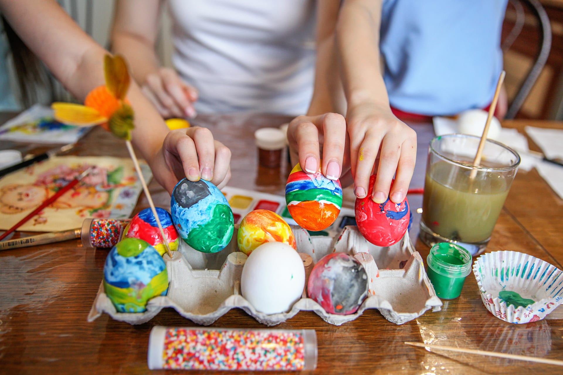 Ostern basteln mit Kindern |  Header Image