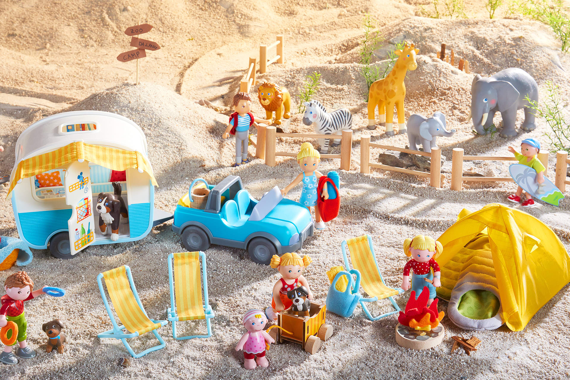 Sonne, Palmen, Strand und Meer: Campingurlaub mit den Little Friends | Header Image