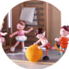 Bustle at the Ballet & Gymnastics School