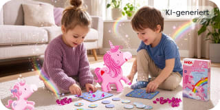 Einhorn Glitzerglück | Header-Image, KI-generiertes Bild