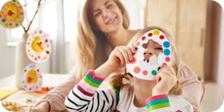 Osterdeko basteln mit Kindern | Header Image