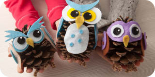  Basteln mit Tannenzapfen | Header Image