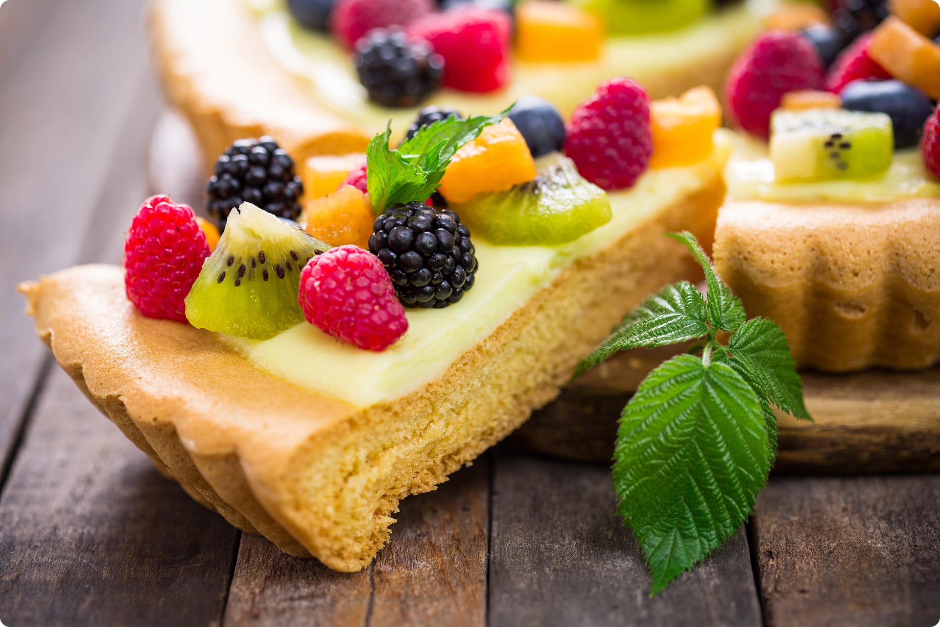 Backen für Kindergeburtstag | Obstkuchen mit Biskuitboden
