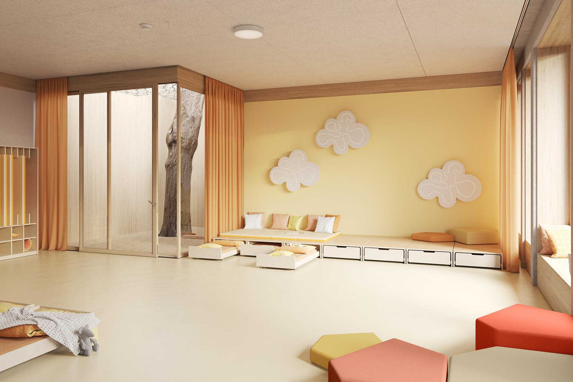 Entspannen in Krippe und Kindergarten