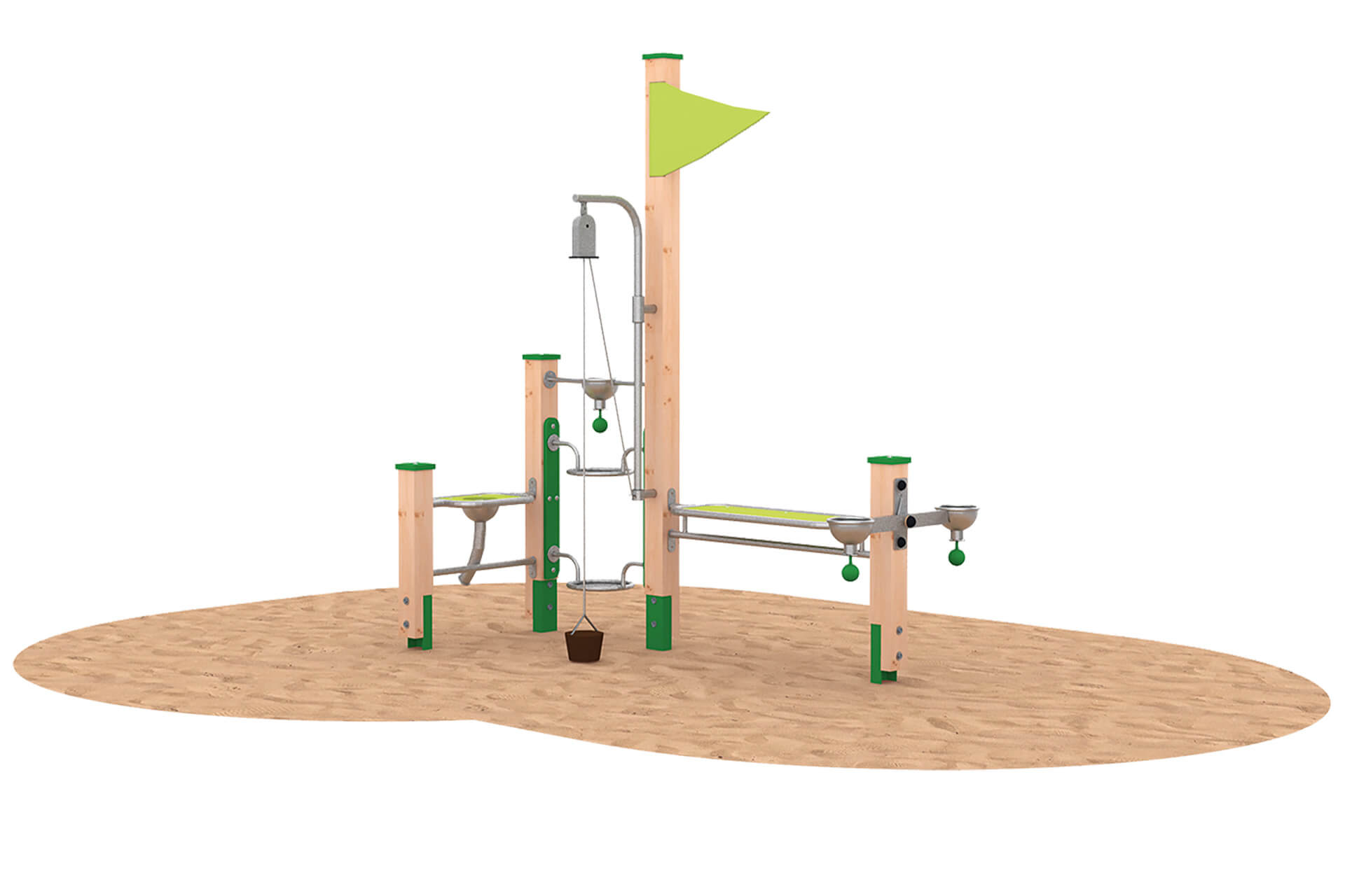 Outdoor-Spielsystem | Sandspielanlagen | Sandspielanlage mit Waage