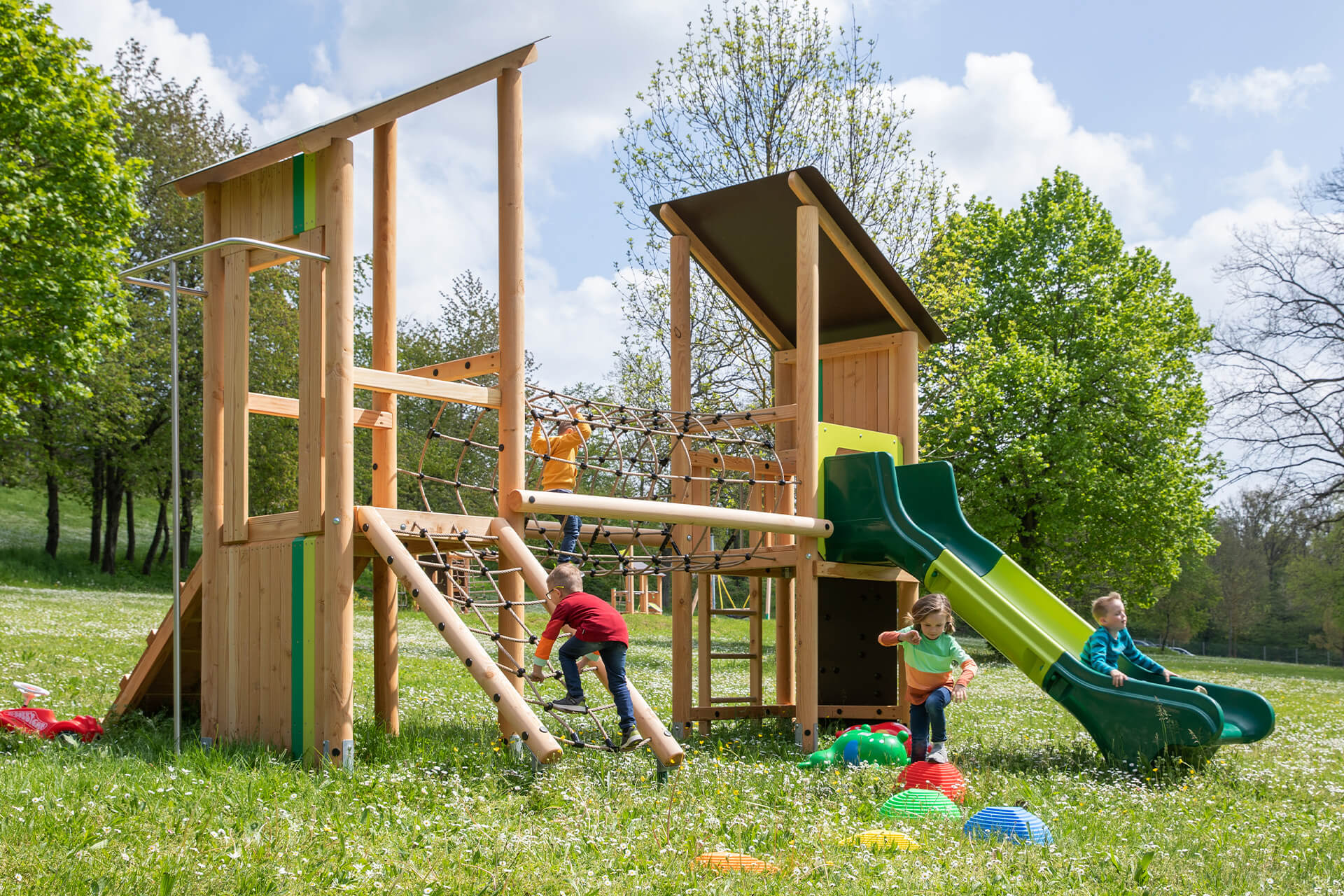 Outdoor-Spielsystem | Spielkombinationen für Klein und Groß | 2 | Image
