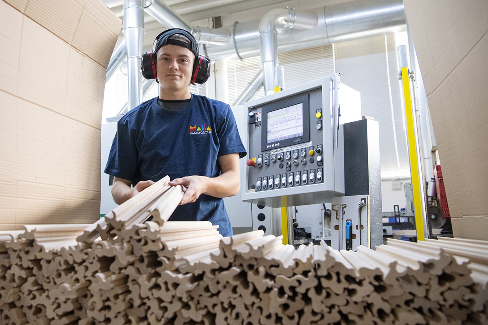 Über HABA | Produktion Zuschnitt