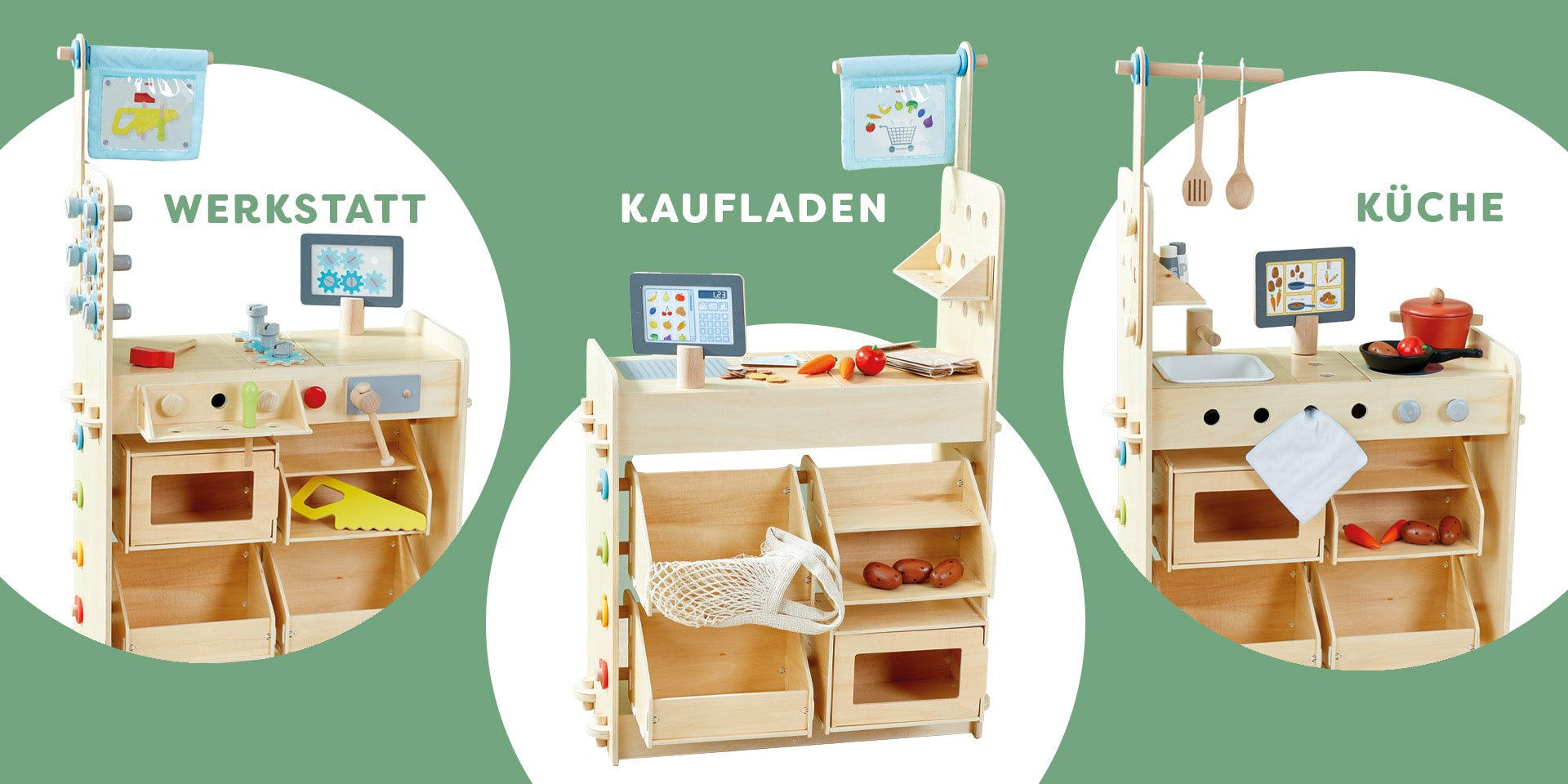 Dreifaches Spielvergnügen mit Creative Play 3in1