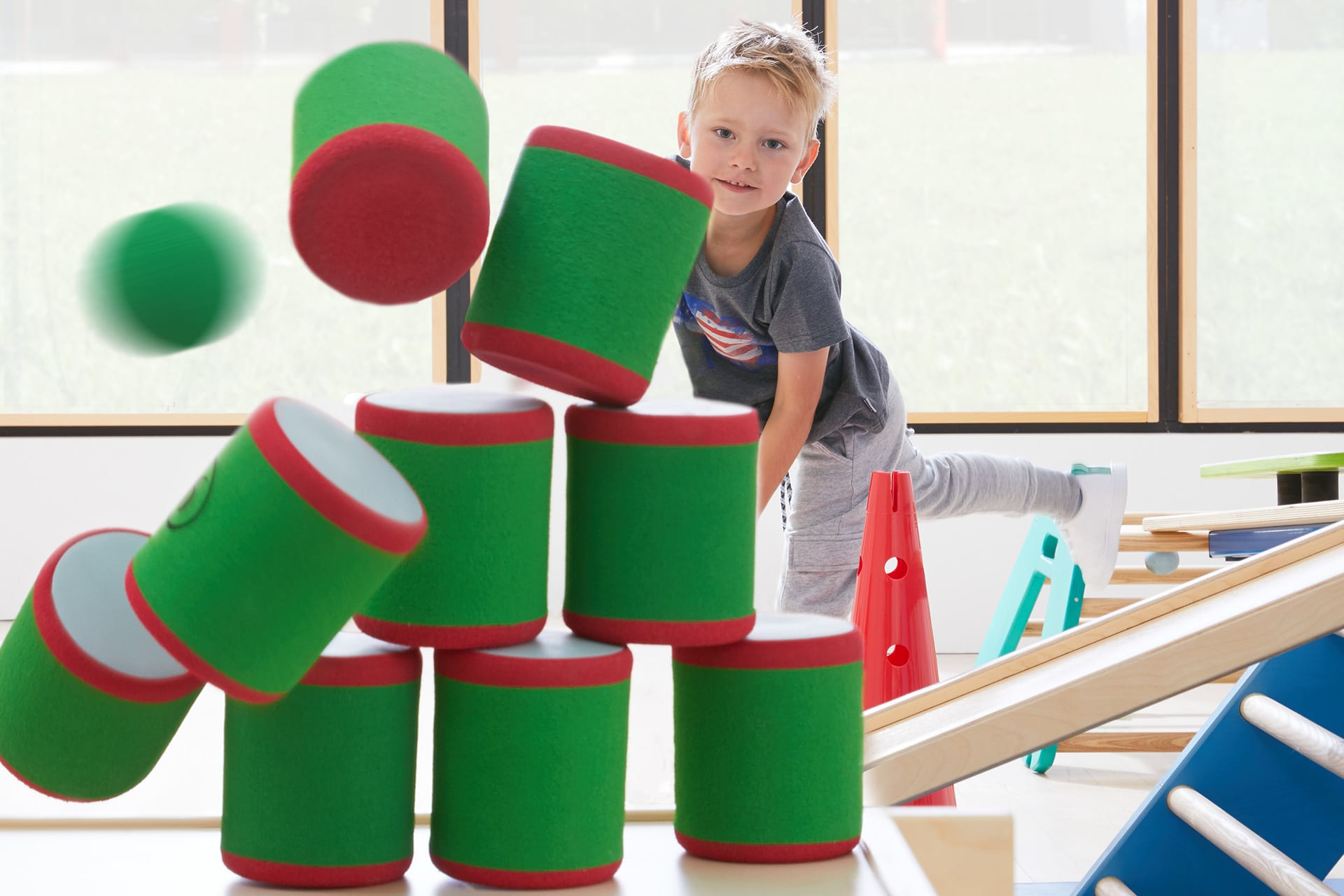 Geschicklichkeit Kinder | Dosenwerfen