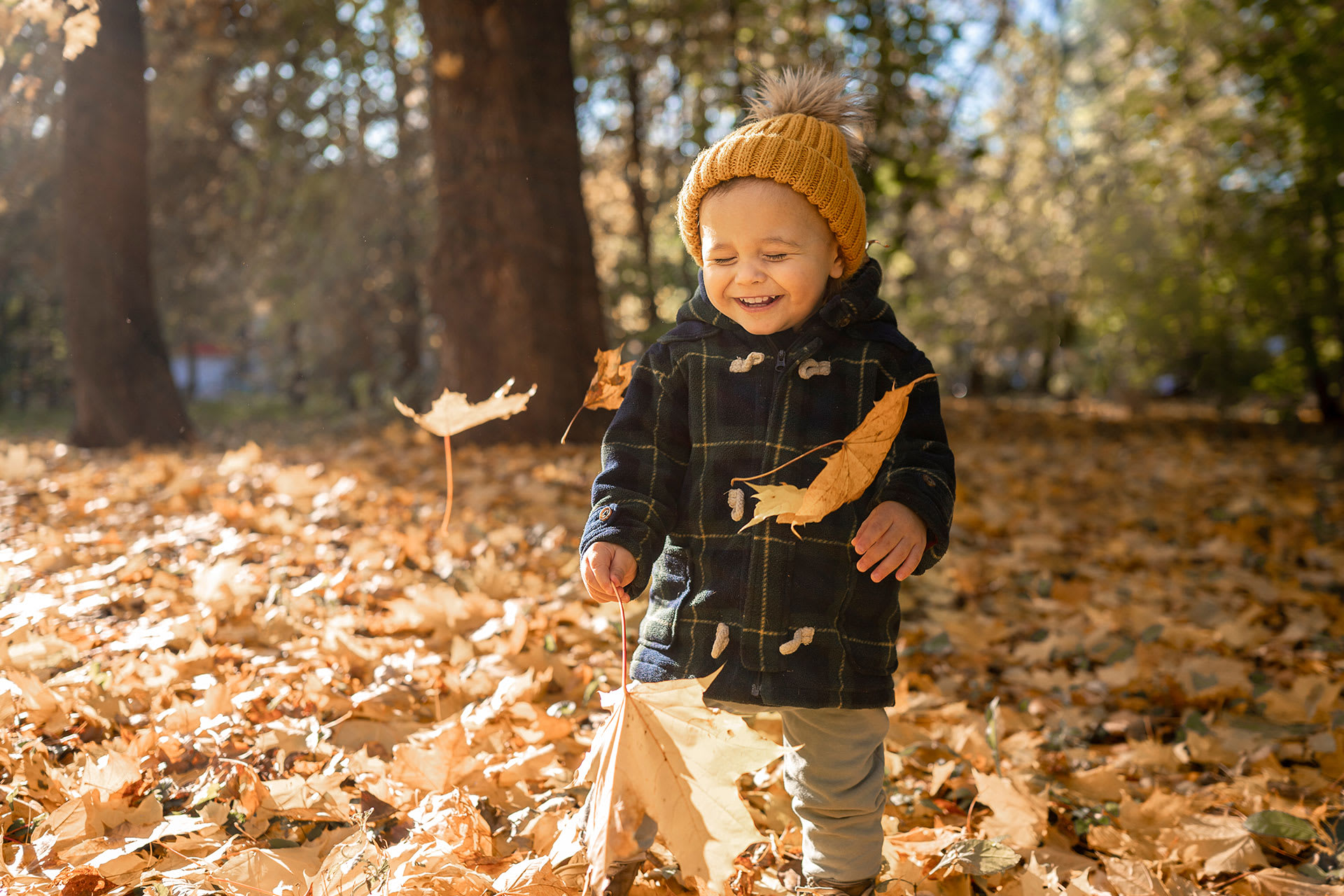  Herbstspiele mit Kindern | Header Image
