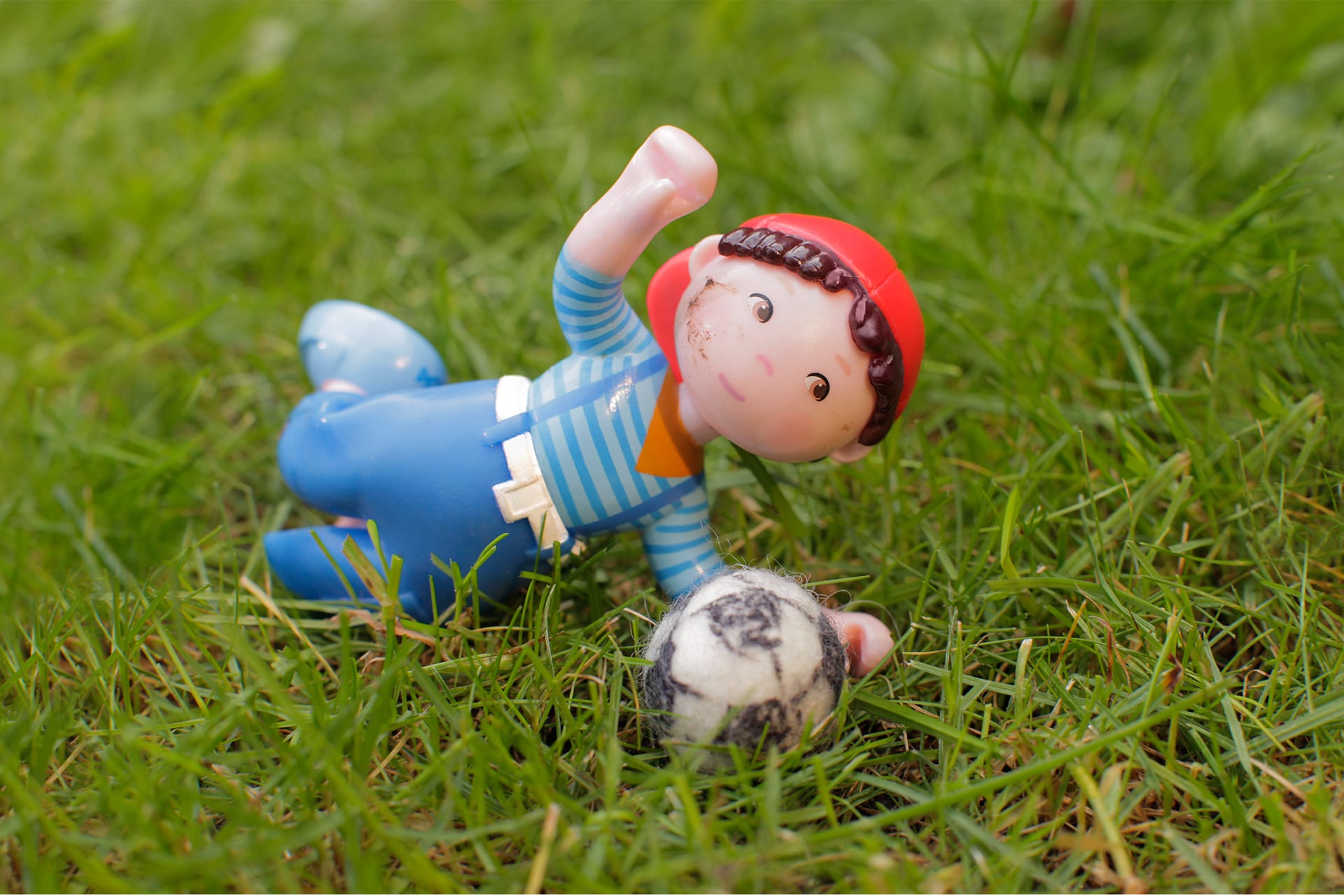 Fußball für die Little Friends filzen HABA Little Friends