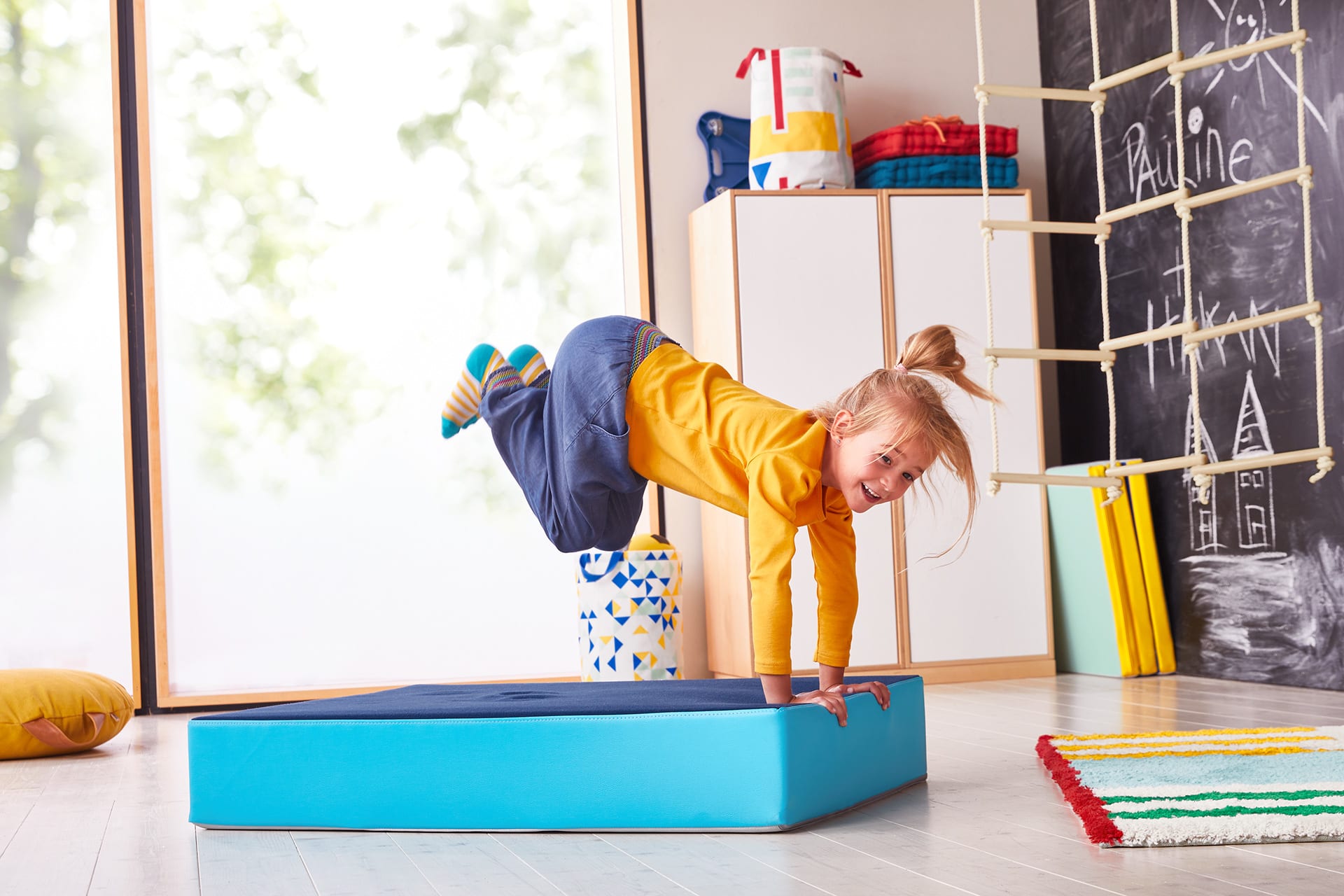 Ausdauertraining und Kondition bei Kindern | Hüpfpolster