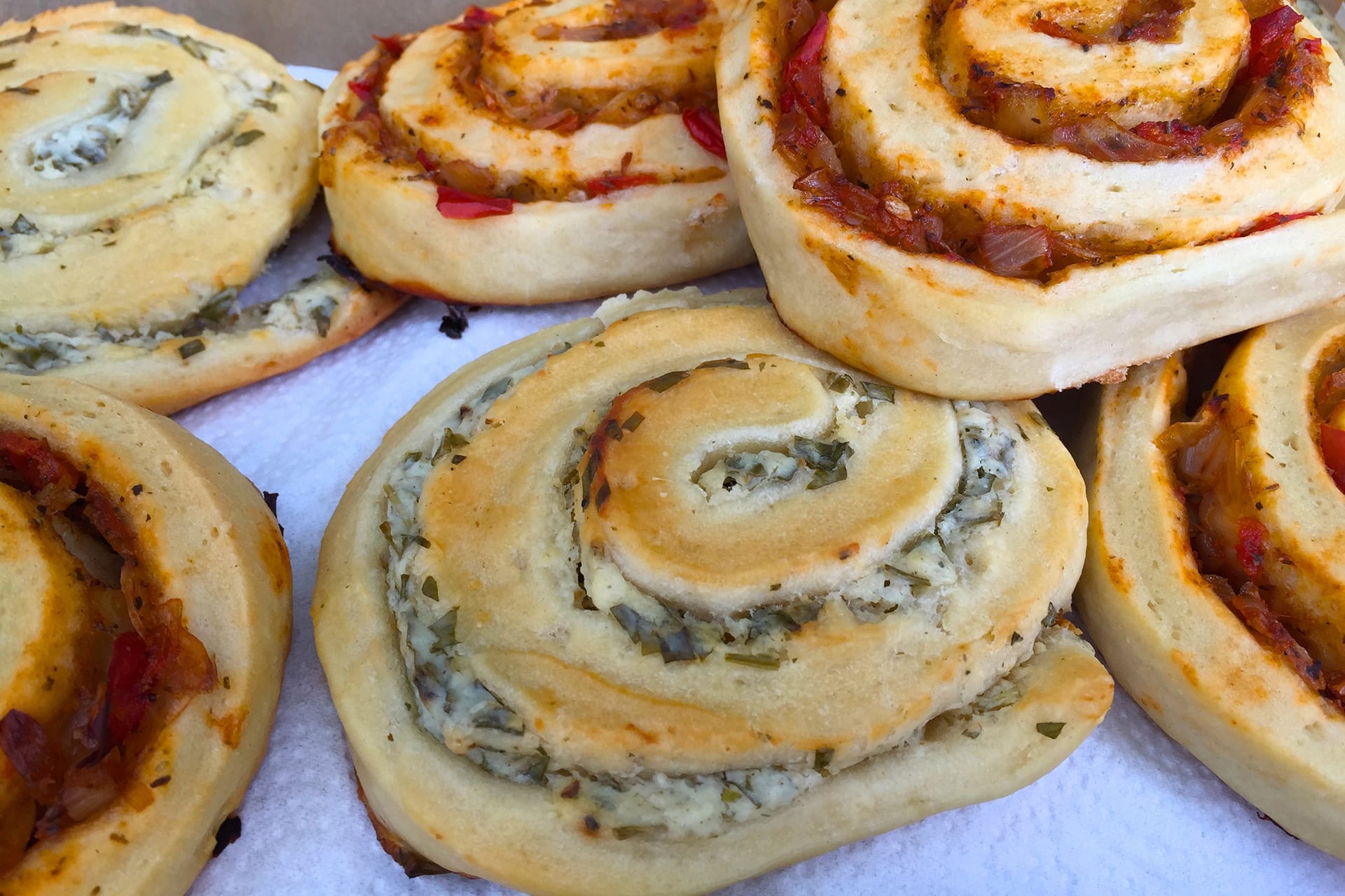 Backen mit Kindern | Pizzaschnecken