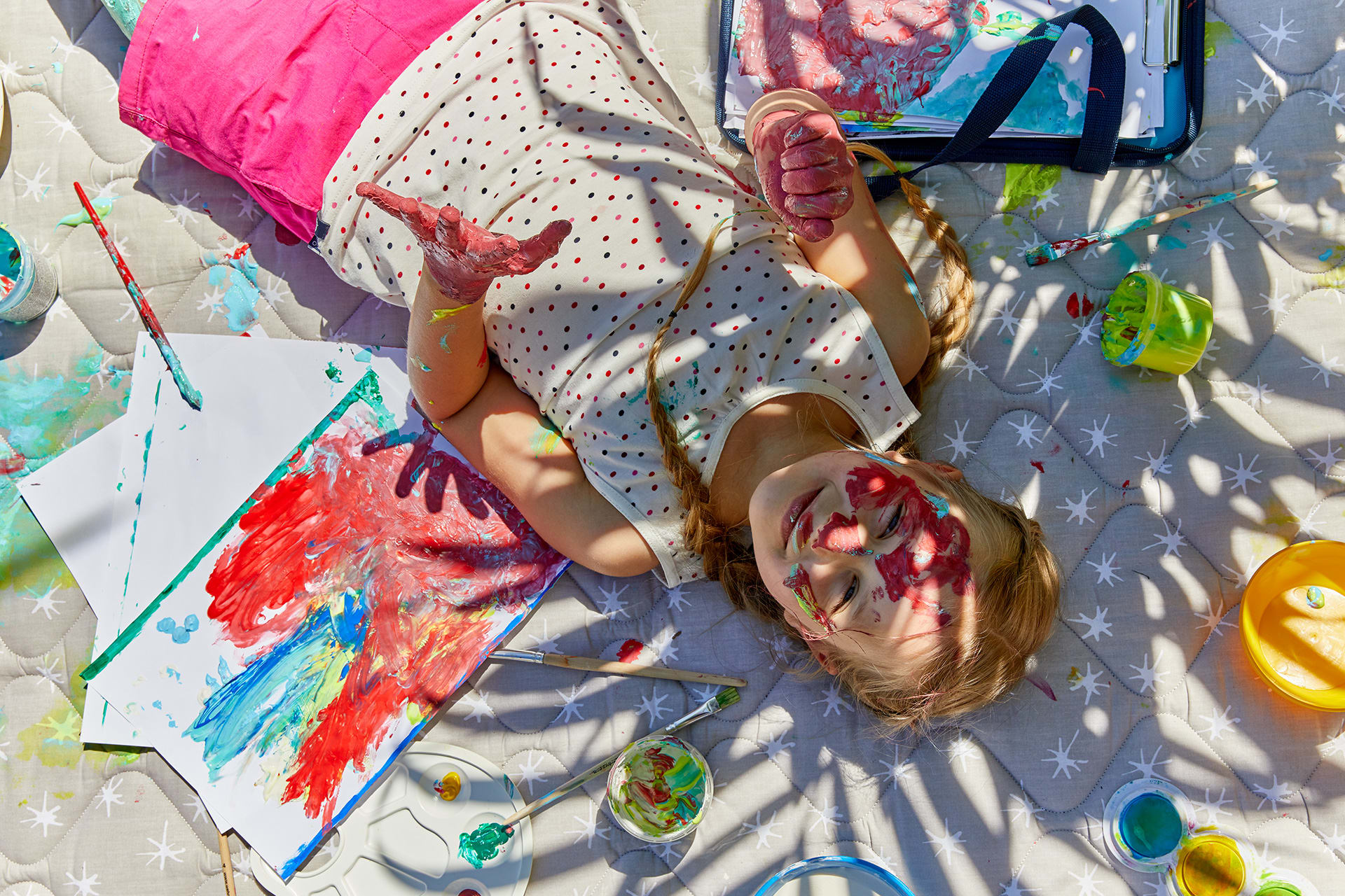 Basteln mit Kindern im Sommer | Header Image