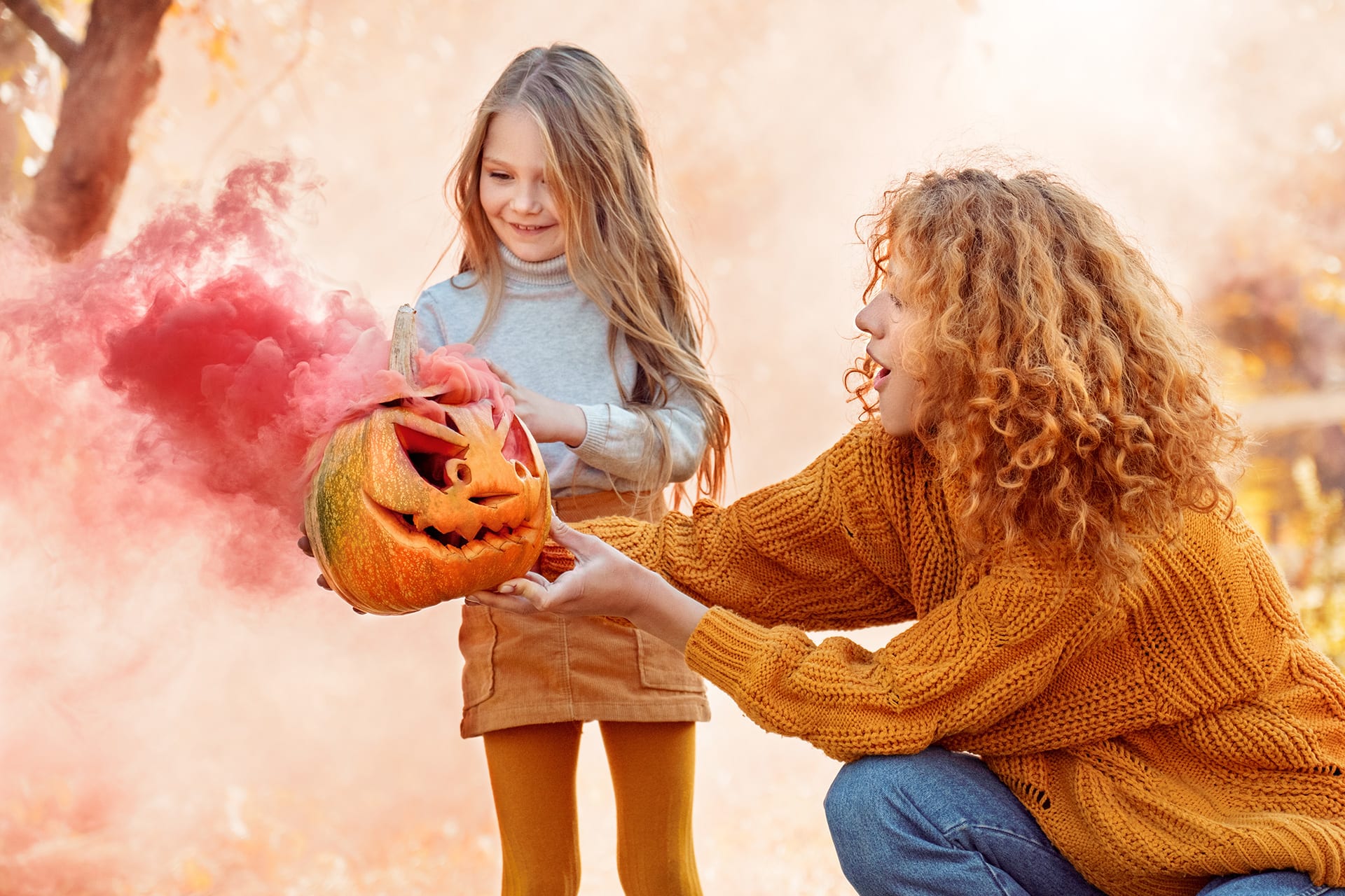 Kürbis schnitzen mit Kindern | Header-Image