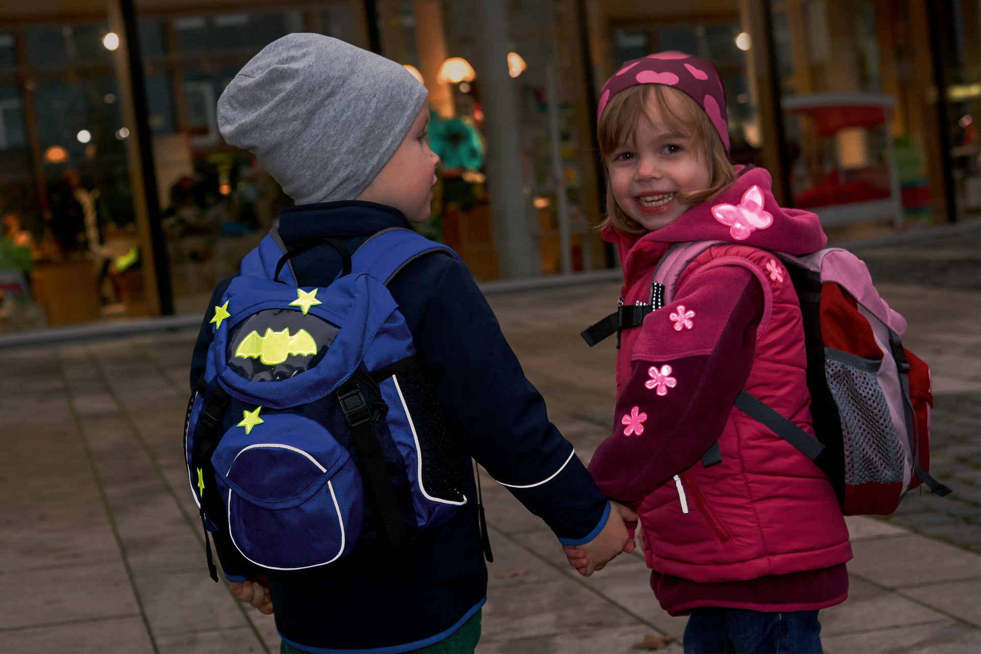 Sichtbarkeit von Kindern im Dunkeln