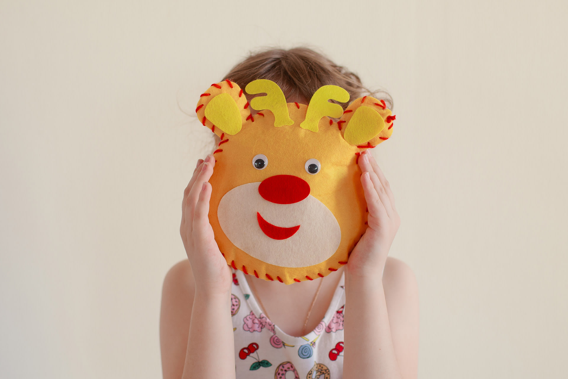 Tiermasken basteln | Rentier