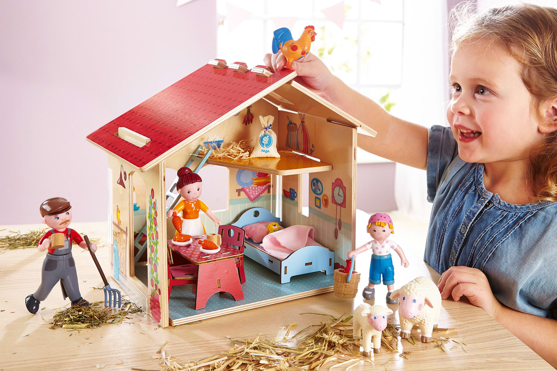 Vom lustigen Leben auf dem Bauernhof der Little Friends | Wohnhaus