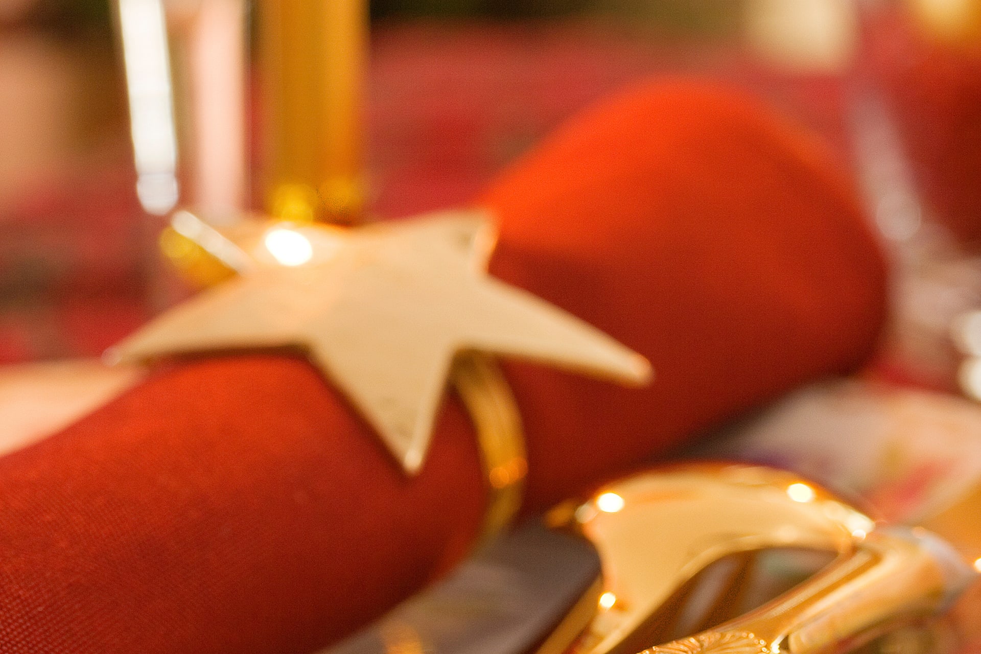Weihnachtsterne basteln | Serviettenhalter