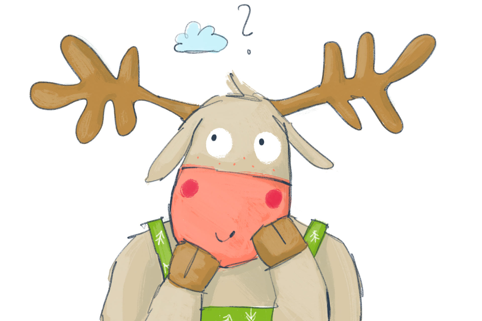 Weihnachtsdeko basteln | Elch basteln