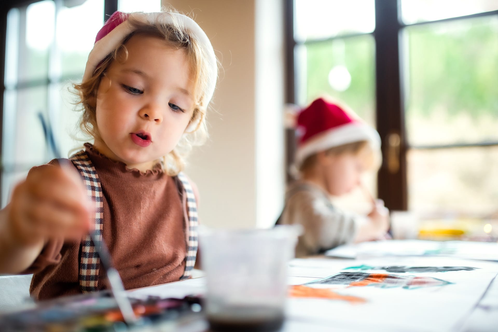 Weihnachtskarten mit Kindern basteln » HABA