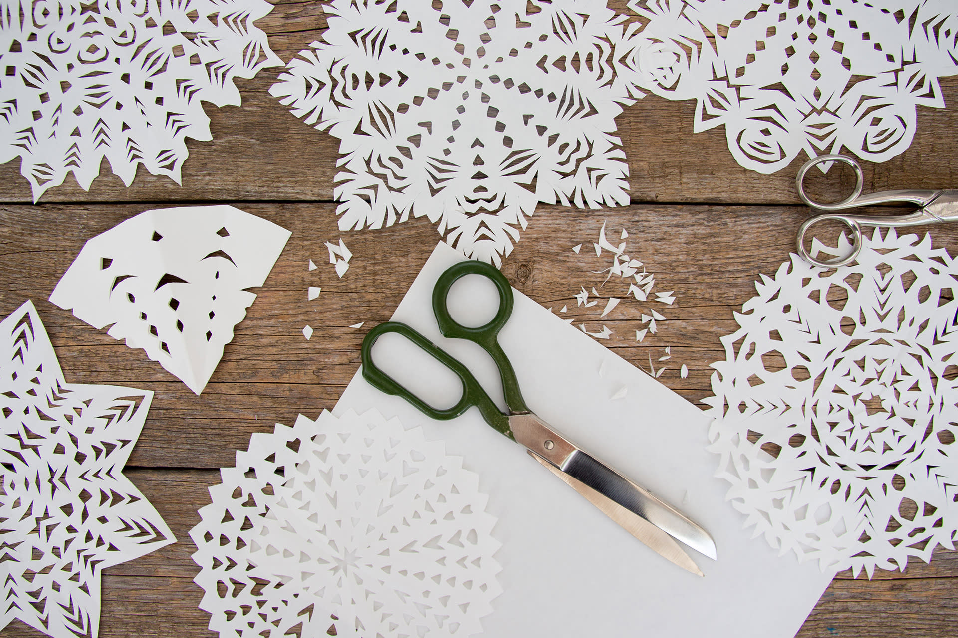 Basteln im Winter | Papiersterne basteln