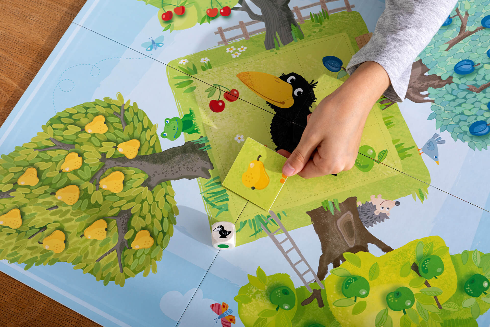 11 Sprachspiele für Kinder |  Sprachförderung mit dem Spiel Obstgarten 