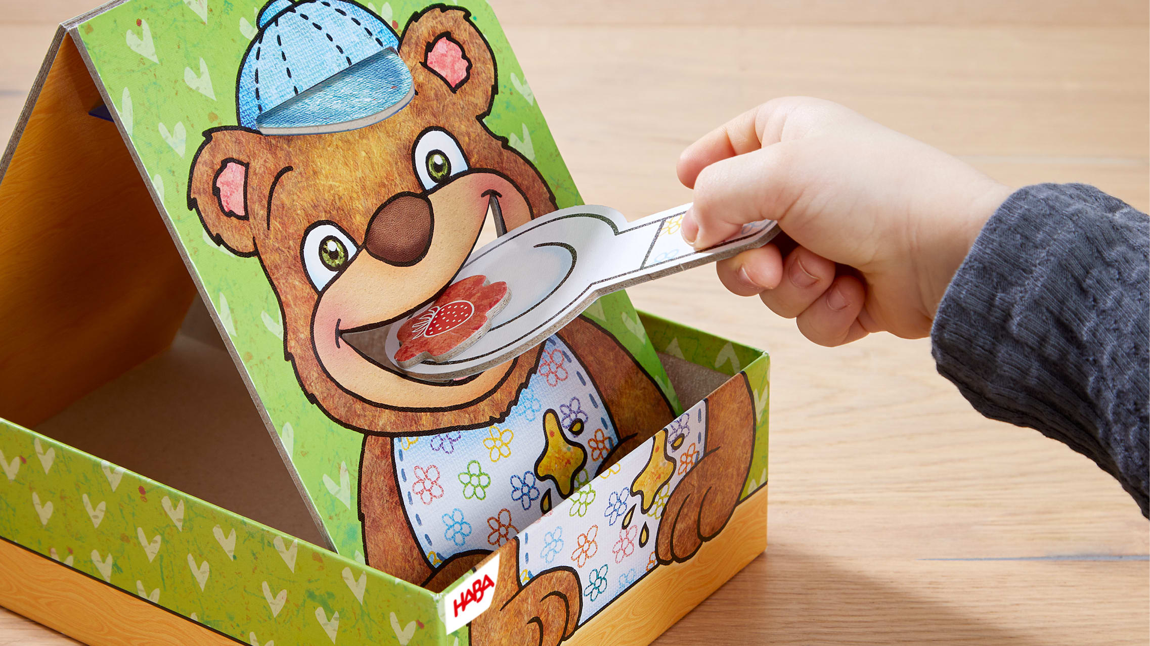 Brettspiele für Kinder ab 2 Jahren | Feinmotorik | Bärenhunger