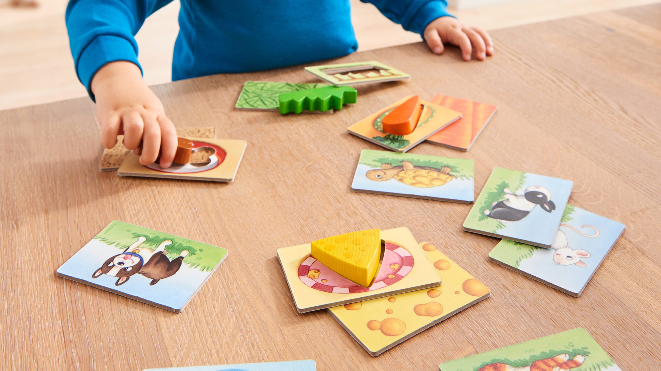 Brettspiele für Kinder ab 2 Jahren | Einfühlungsvermögen | Fütter mich