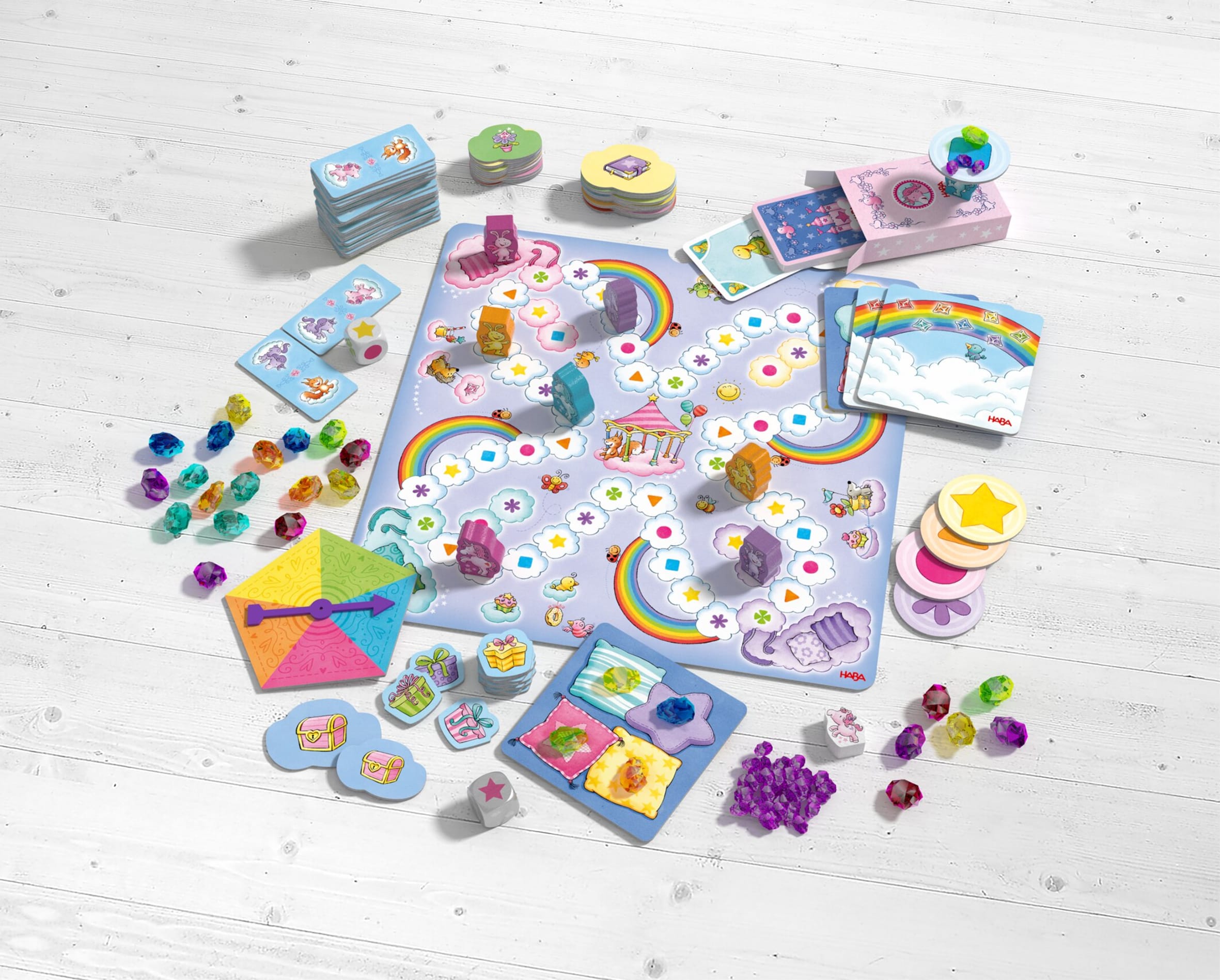 Kooperative Spiele von HABA | Einhorn Glitzerglück