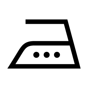 Waschtipps | 4 | Bügeln | Symbole | Bügeln mit hoher Temperatur