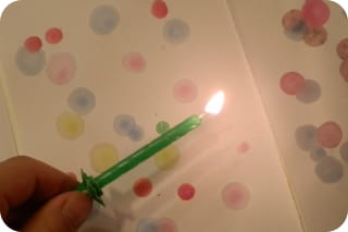 Laternen-Fensterbilder basteln | Kerzenwachs-Tropfen