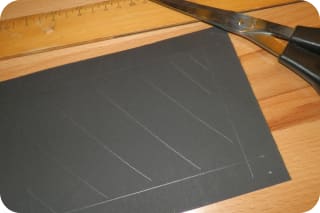 Laternen-Fensterbilder basteln | schwarze Pappe