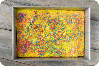 Backen für Kindergeburtstag | Regenbogenkuchen vom Blech