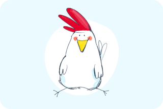 Ostereier färben mit Kindern | Image 13 | Bild Huhn