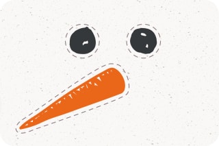 Weihnachtsdeko basteln | Schneemann