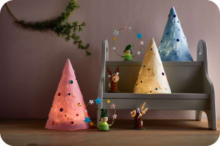 Weihnachtskarten basteln | Filzdeko