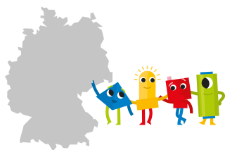 Digitalwerkstatt | Umriss Deutschlandkarte 