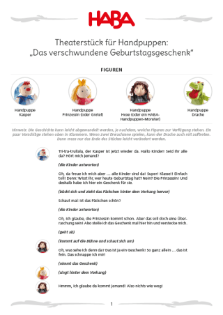 Das verschwundene Geburtstagsgeschenk | PDF Bild 