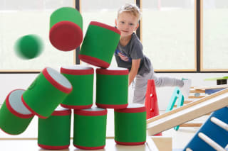 Geschicklichkeit Kinder | Dosenwerfen
