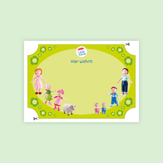 Little Friends-Türschild selbst gestalten