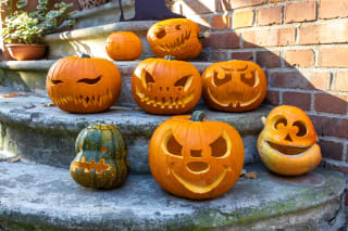 Halloween Basteln | Kürbislaterne