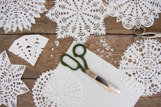 Basteln im Winter | Papiersterne basteln